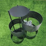 5 Layer Round Shape Kitchen Rack