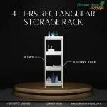 4 Tiers Rectangular Storage Rack
