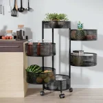 6 Layer Round Shape Kitchen Rack - Image 5